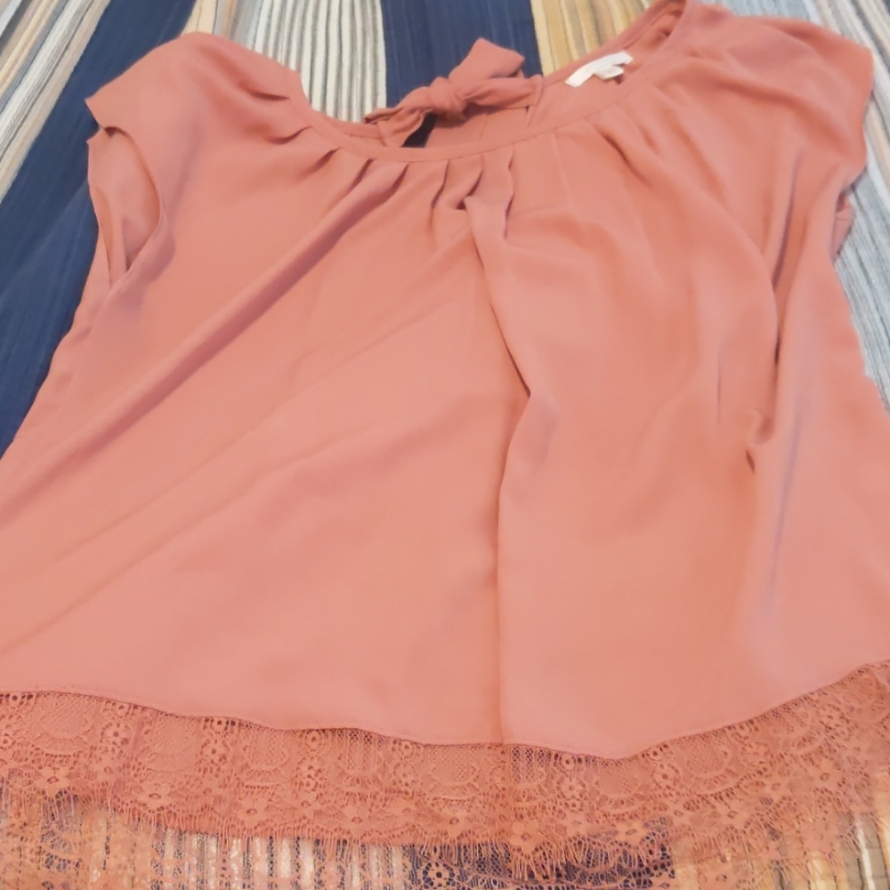Pink blouse
